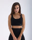 CLASSIC BLACK SCOOP NECK BRA TOP