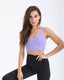 CLASSIC PURPLE SCOOP NECK BRA TOP