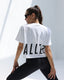 CROPPED COTTON TEE WHITE