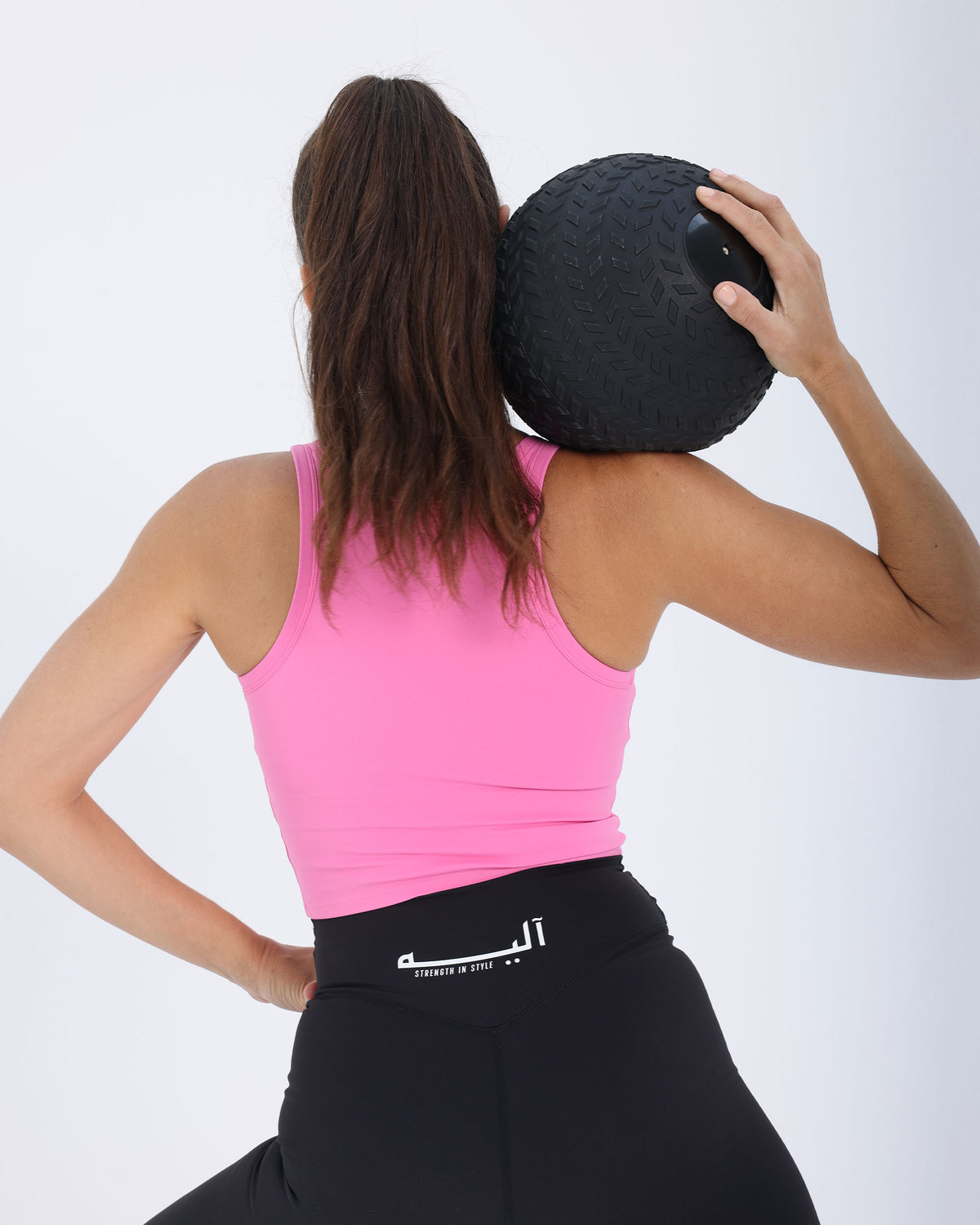 ALLEZ KIT WIDE RACER CROP PINK