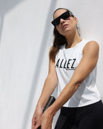 WAIST-LENGTH LOOSE VEST WHITE