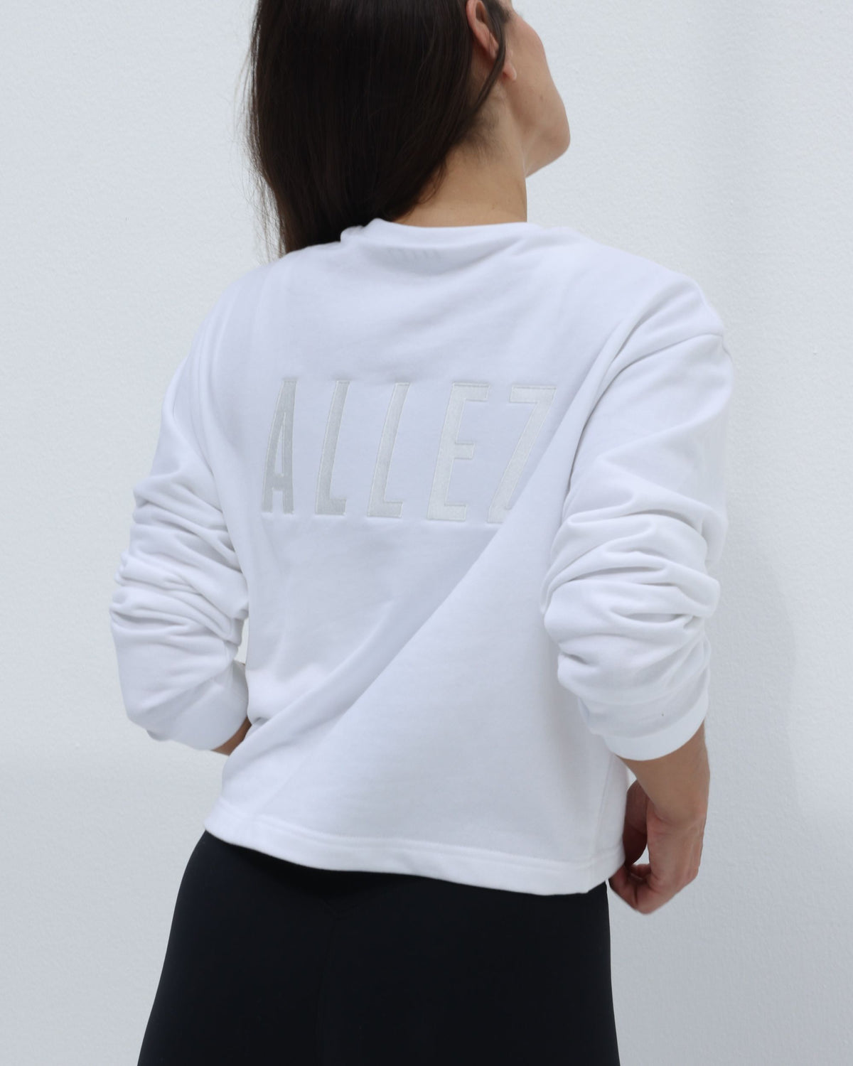 LIGHTWEIGHT SWEATSHIRT WHITE