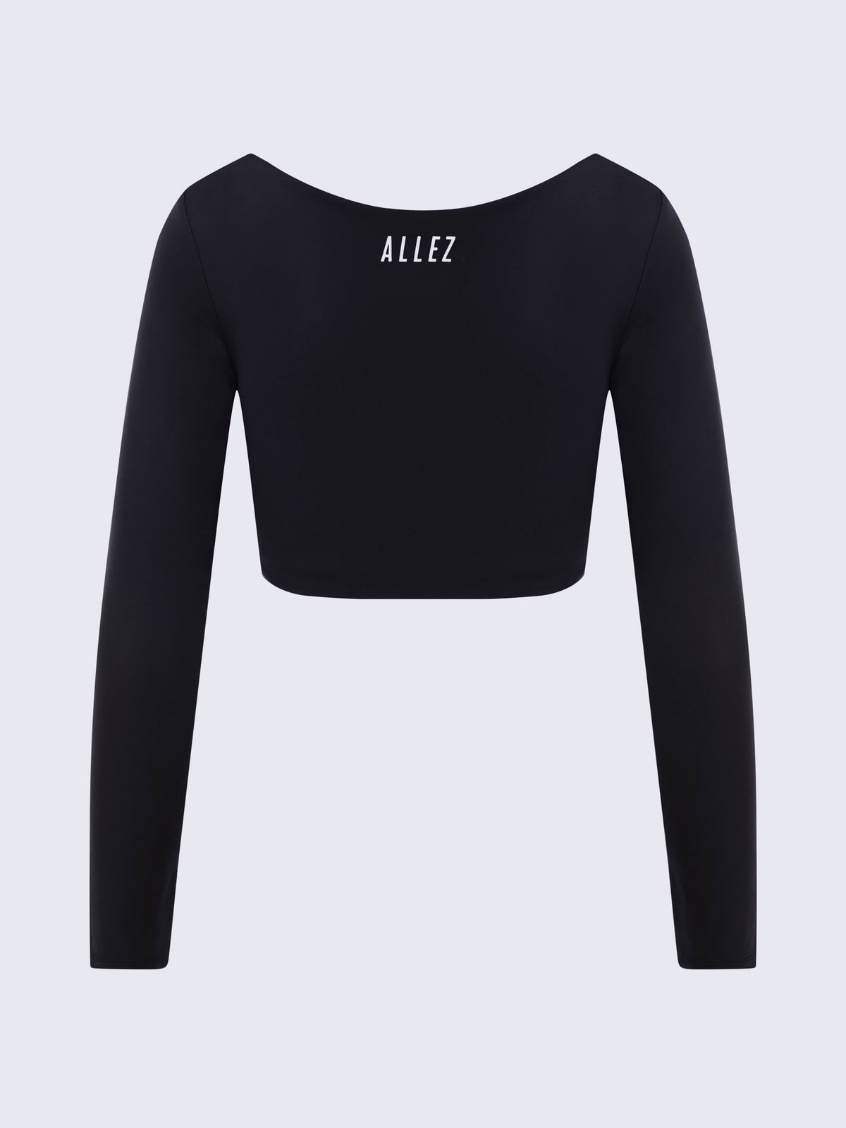 LONG SLEEVE SPORTS BRA BLACK