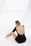 OPEN BACK SHORT JUMPSUIT