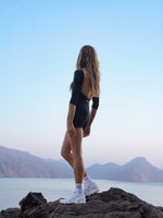 OPEN BACK SHORT JUMPSUIT