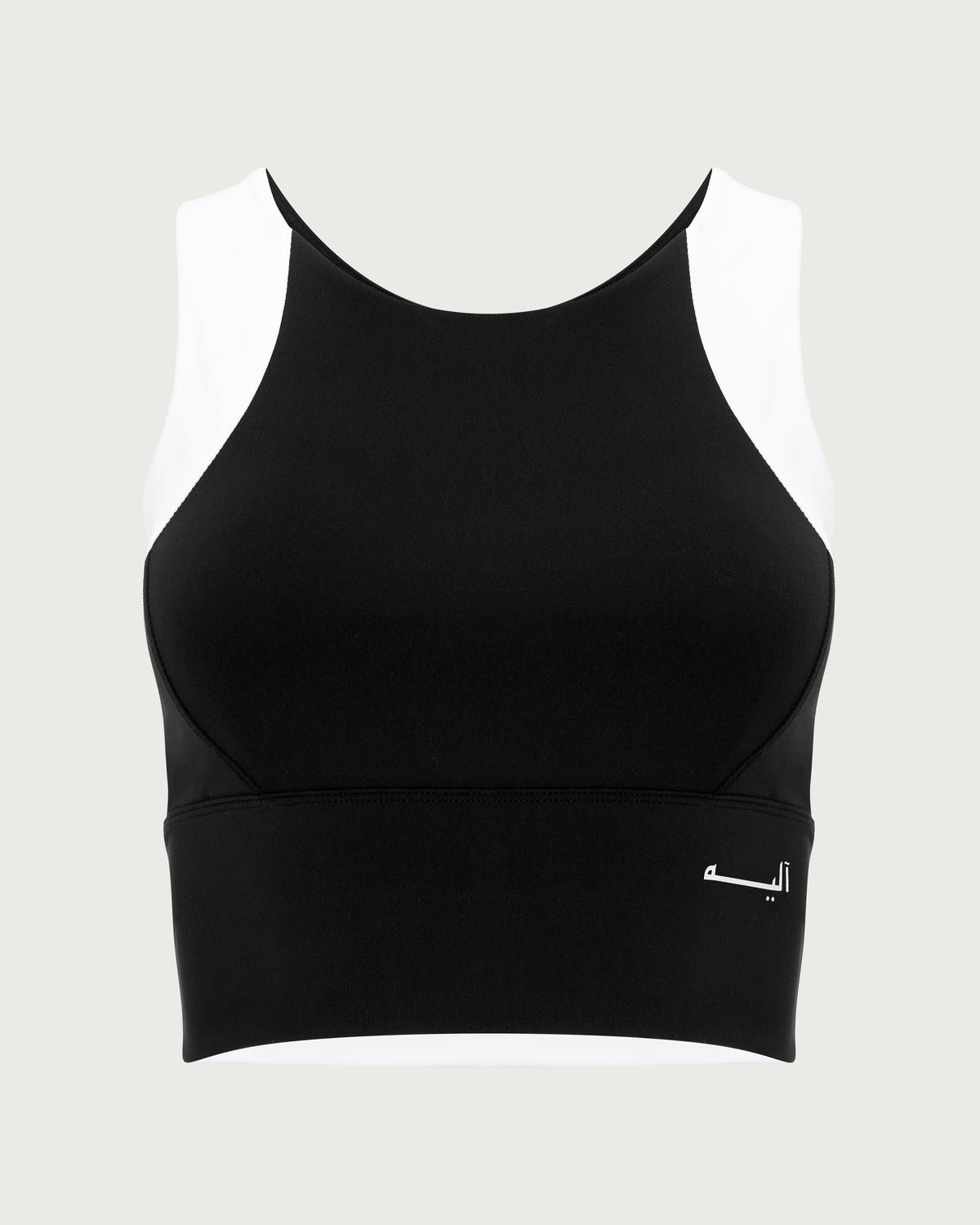 CONTRAST HIGH NECK