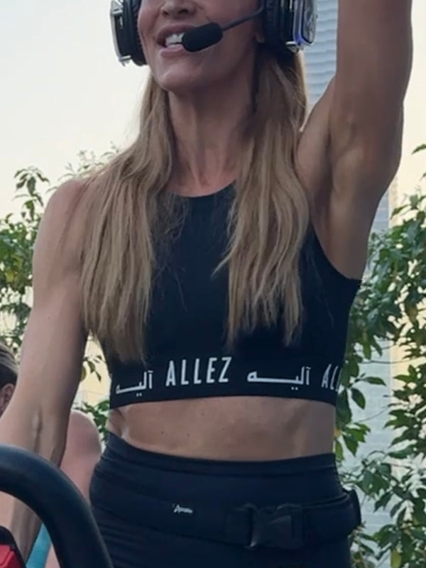 LOGO BAND OPEN-BACK BRA