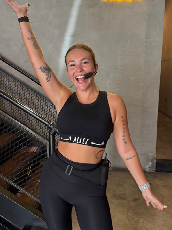 LOGO BAND OPEN-BACK BRA