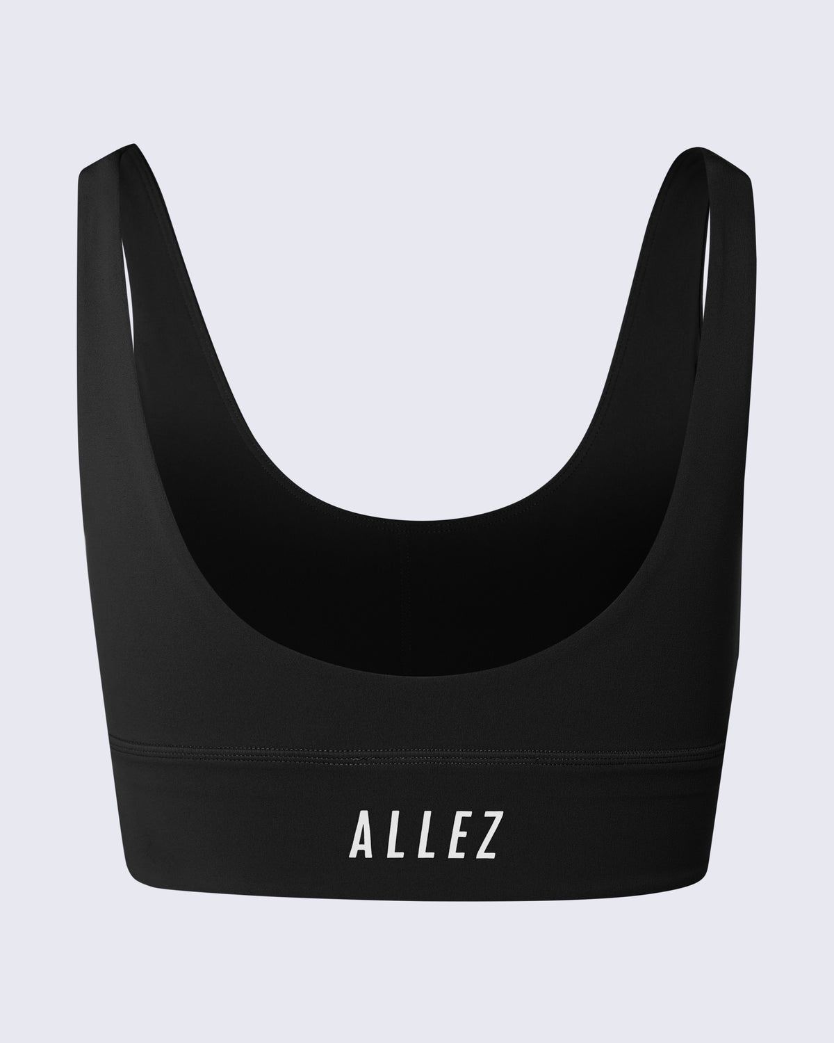 CLASSIC BLACK SCOOP NECK BRA TOP