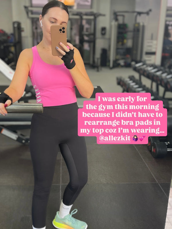 ALLEZ KIT WIDE RACER CROP PINK