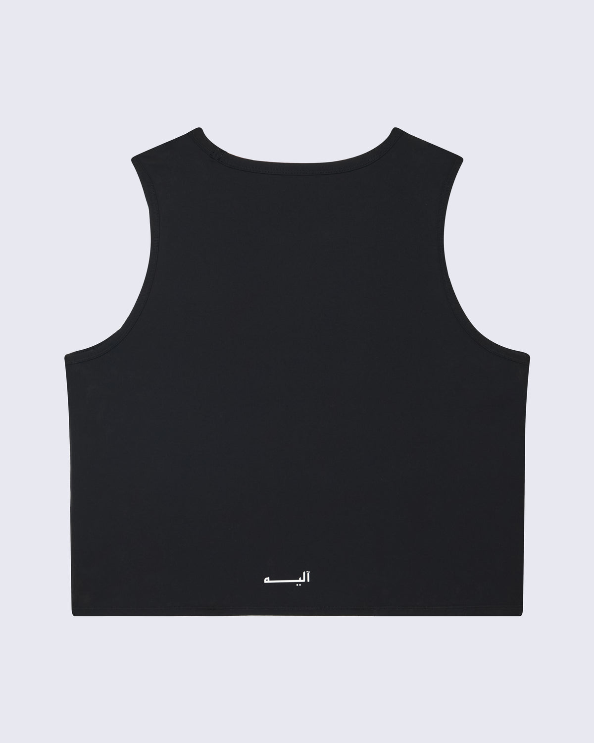 WAIST-LENGTH LOOSE VEST BLACK