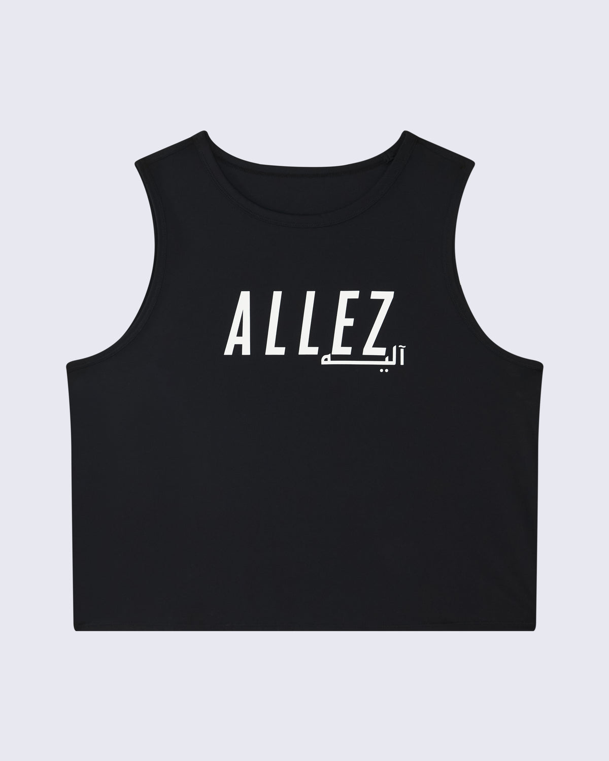 WAIST-LENGTH LOOSE VEST BLACK