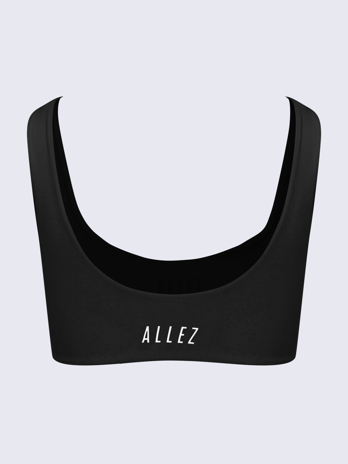 CURVED SPORTS BRA BLACK