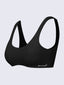 CURVED SPORTS BRA BLACK