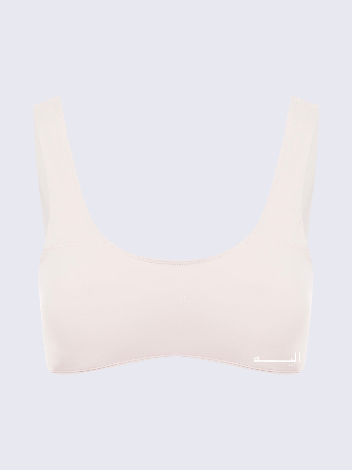 CURVED SPORTS BRA SAND