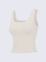 SCULPTING SUPPORT VEST TOP CREAM