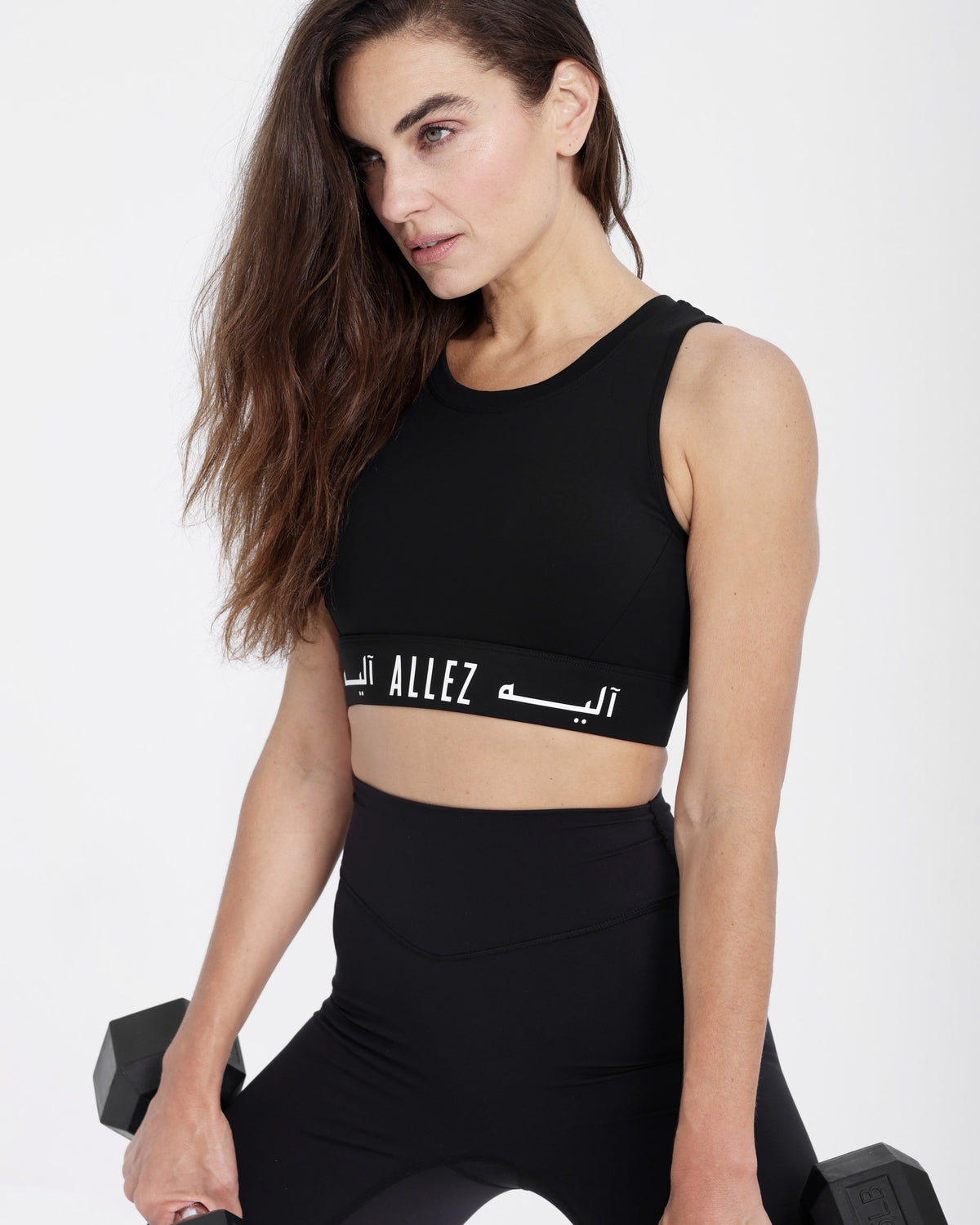 LOGO BAND OPEN-BACK BRA